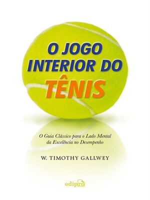 cover image of O jogo interior do tênis